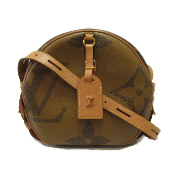 Louis Vuitton Boite Chapeaux Supple Shoulder Bag Canvas Monogram Brown - Picture 1 of 7
